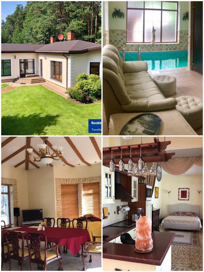 Guests House With Amazing Pool And Sauna Babīte 外观 照片